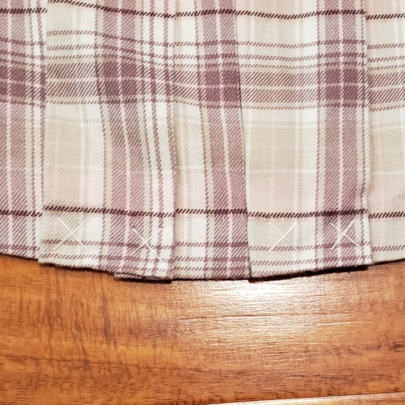 Janie and Jack NWOT 12-18 months pink and tan plaid jumper - vintage line - Picture 3 of 6